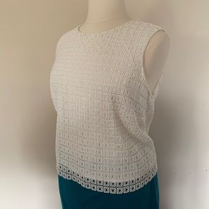 Calvin Klein Plus Size White Top size 1X